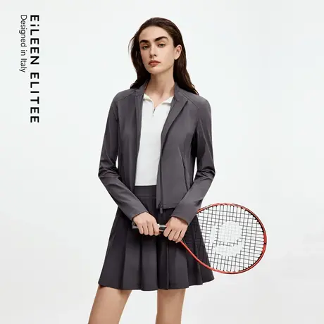 朗姿欧洲EiLEEN ELITEE2025年秋新款时尚轻薄防晒服立领短外套女商品大图