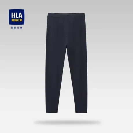 HLA/海澜之家舒适弹力秋裤新款含山羊绒护膝贴片打底裤子男商品大图