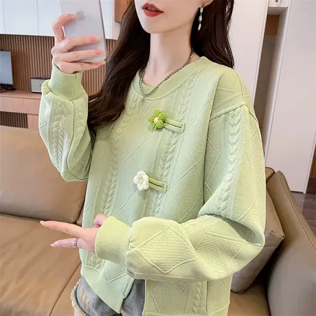 设计感小众卫衣女2025新款春秋韩版宽松小个子初中生薄款上衣外套商品大图