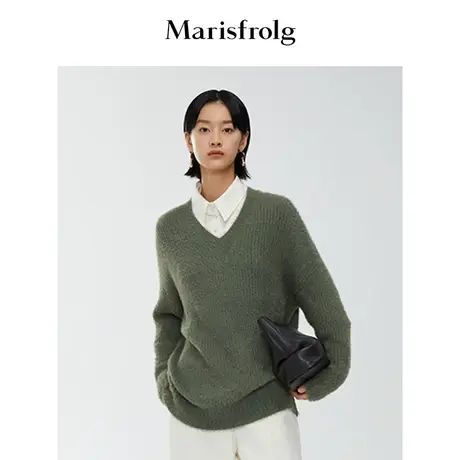 【奥莱清仓保暖季特价 】玛丝菲尔毛针织衫商品大图