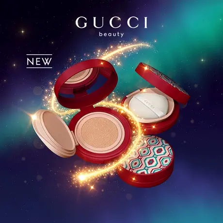 【新品上市】GUCCI古驰丝润气垫粉底液提亮肤色 节日限定版 礼物图片