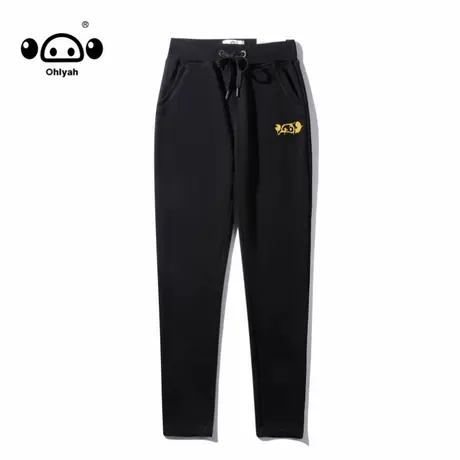 Ohlyah2023春秋新款休闲卫裤女潮牌简约时尚运动裤窄脚外穿小脚裤商品大图