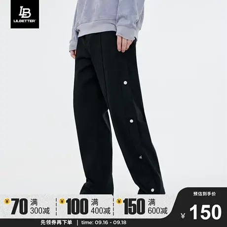 Lilbetter男士休闲裤秋季新款长裤宽松时尚直筒裤潮流美式裤子男商品大图