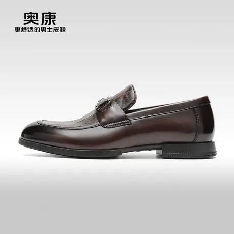 【门店发货】奥康男鞋春秋季新款商务休闲真皮耐磨宴会单鞋图片