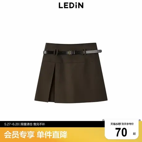 【断码清仓】乐町学院半身裙秋冬显瘦A字短裙C1GED4201图片