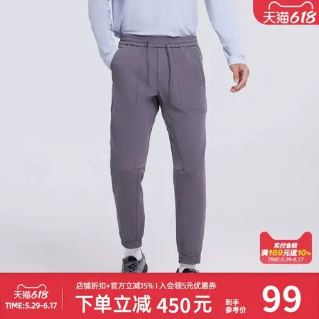 美特斯邦威休闲裤男2025春季新款潮流户外大口袋束脚裤纯色通勤裤图片