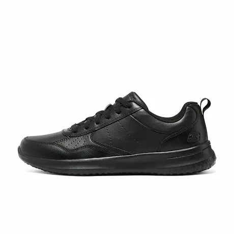 Skechers斯凯奇官方男鞋春夏季款商务休闲鞋运动板鞋黑皮鞋210835商品大图