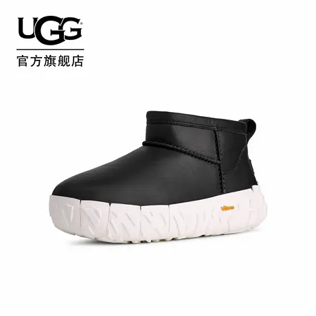 UGG秋季新款男士时尚舒适保暖简约厚底圆头休闲短筒雪地靴1171215商品大图