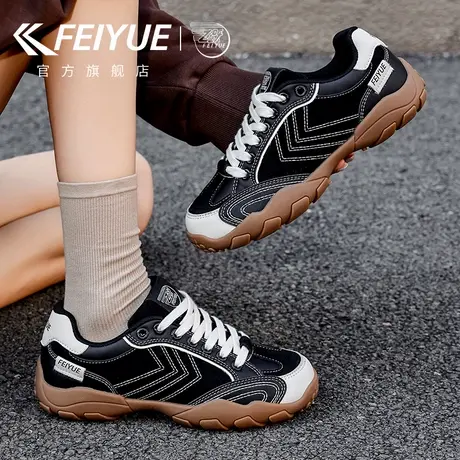 feiyue/飞跃女鞋赛车鞋女2025秋冬新款透气休闲运动复古德训鞋子商品大图