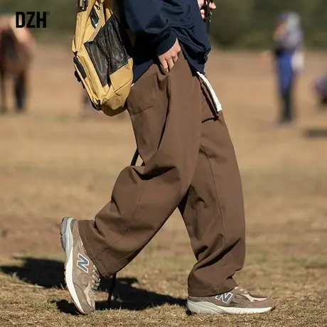 男士美式工装裤潮牌男裤子春季休闲裤宽松阔腿直筒裤长裤2025新款商品大图