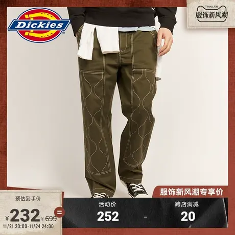Dickies 春夏男士休闲长裤 多口袋工装裤宽松图片