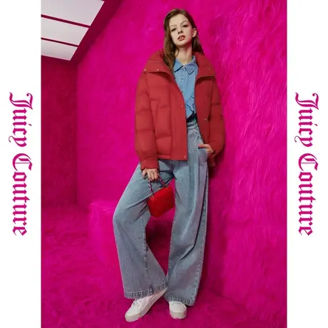 Juicy Couture橘滋初秋冬新款热情冬日刺绣女式羽绒服商品大图