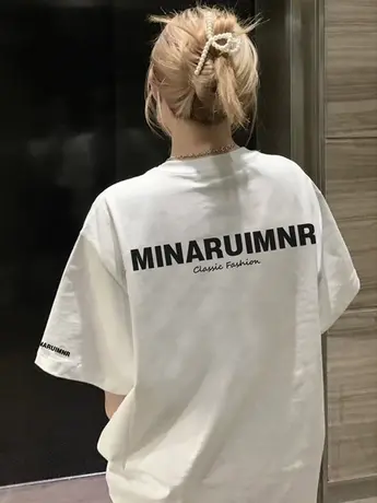 潮牌短袖t恤女2023年新款学生宽松半袖体恤港味复古chic纯棉上衣商品大图