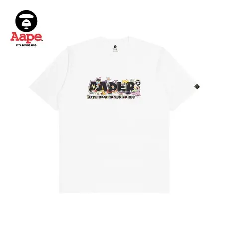 Aape联名Eric Inkala男装春夏趣味潮流酷帅印花短袖T恤9667XXK商品大图