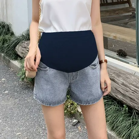 【夏装秒】孕妇短裤夏季潮妈外穿宽松大码夏天时尚款孕妇裤子商品大图