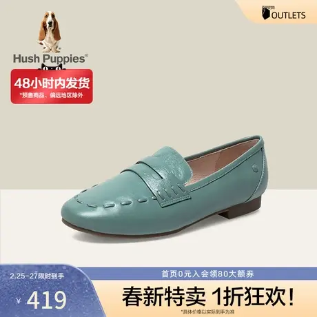 暇步士英伦风时尚乐福鞋百搭ins潮女单鞋N2H11CA1图片