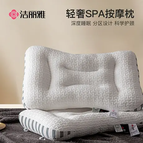 洁丽雅枕头枕芯男护颈椎睡眠家用宿舍专用女不塌陷不变形一对装】商品大图