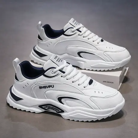 男鞋春夏季潮流休闲阿甘运动鞋男款跑步防滑莆田老爹潮鞋2024新款商品大图