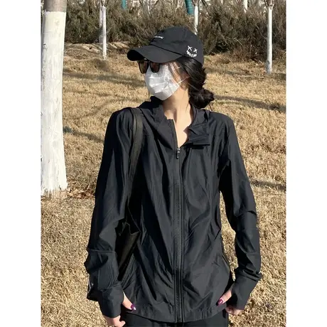 冰丝防晒衣外套女2023新款夏季薄款防紫外线凉感防晒服开衫上衣潮图片