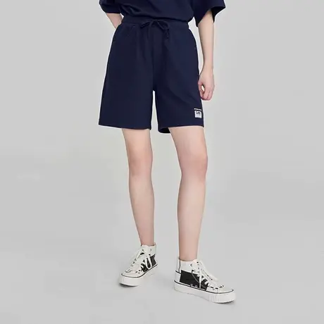 Lee商场同款23早秋新品华夫格男女同款短裤休闲运动LUB006672203图片