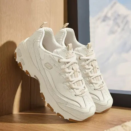 Skechers斯凯奇女鞋春夏季款老爹鞋厚底增高美拉熊休闲运动熊猫鞋商品大图