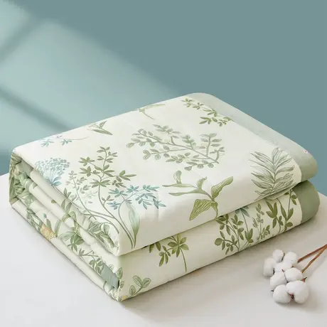 恒源祥2026新款全棉棉花夏被夏季薄被子纯棉透气单双人夏被空调被商品大图