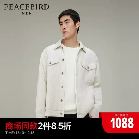 【商场同款】太平鸟男装 2023年冬季新品夹克休闲外套男B2BCD4110商品大图