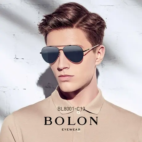 BOLON暴龙墨镜男开车专用太阳镜配度数近视偏光蛤蟆镜眼镜BL8001图片