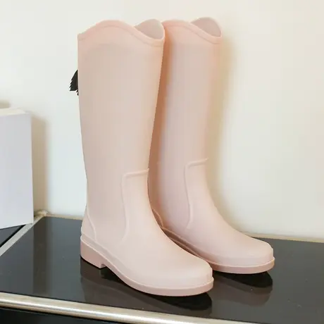 雨靴女四季通用时尚网红雨鞋雨天户外胶鞋防水防滑水鞋厨房鞋加棉商品大图