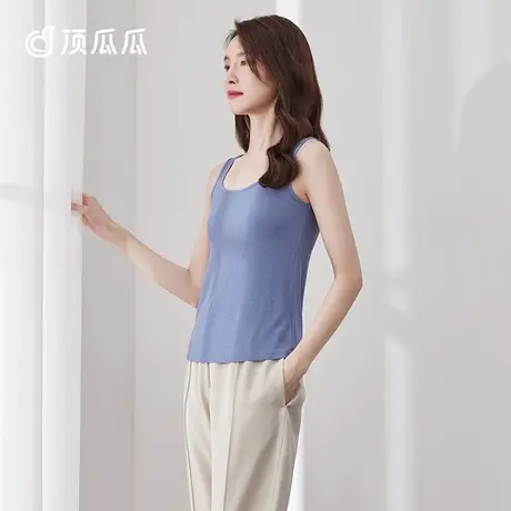 顶瓜瓜多色百搭醋酸打底背心女夏季2022年新款内搭吊带小背心图片