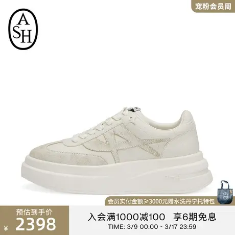 ASH女鞋春夏INSTANT复古增高小白鞋休闲鞋厚底单鞋运动鞋图片