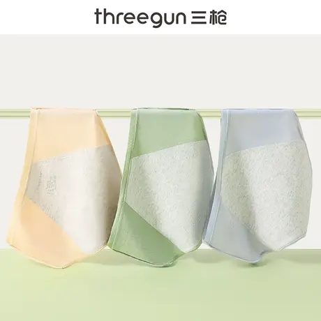 三枪生理裤纯棉女士内裤女抑菌百棉裆防侧漏姨妈期透气三角短底裤图片