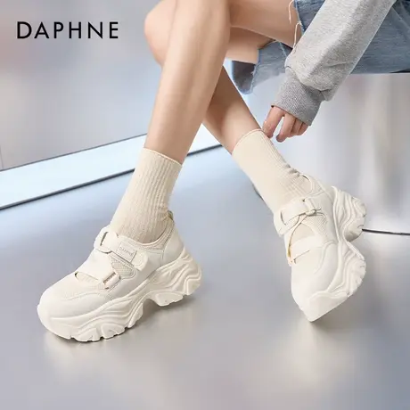 达芙妮老爹鞋女夏季薄款运动鞋厚底女鞋2025新款爆款夏款透气网面商品大图