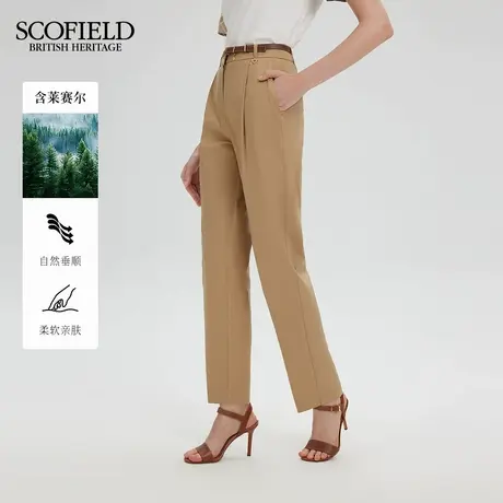 【莱赛尔】Scofield女装休闲九分宽松锥形西装裤2025秋季新品图片