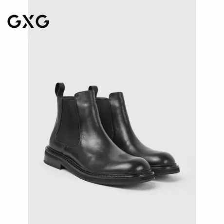 GXG男士商场同款切尔西靴中帮英伦风男靴G24X504013商品大图