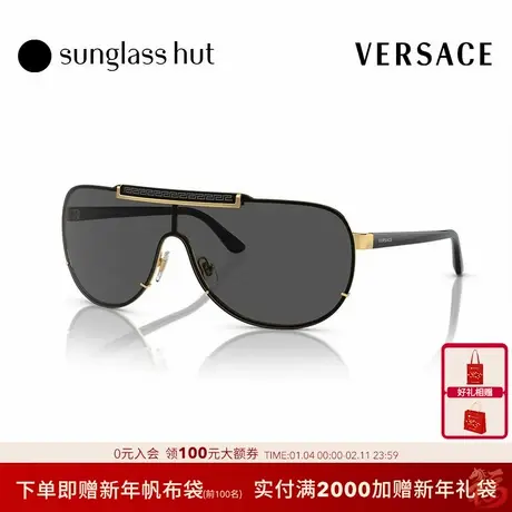 VERSACE/范思哲太阳镜男款墨镜飞行员形形眼镜0VE2140图片