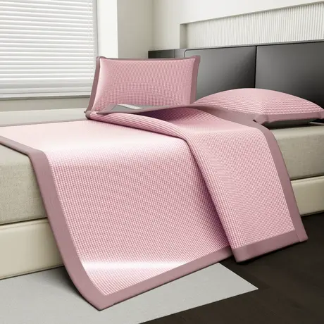 新款冰丝提花千鸟格冰丝席凉席席子冰丝席凉席系列商品大图