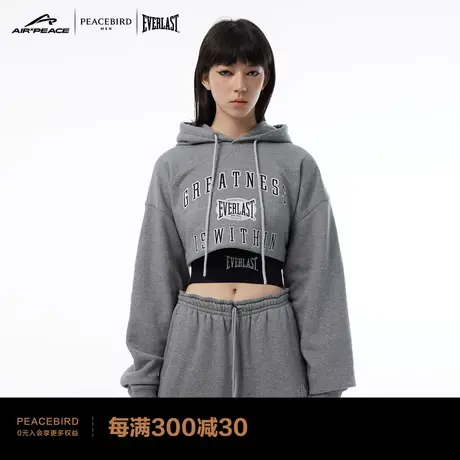 【AIRxPEACE】太平鸟新款 EVERLAST联名短款卫衣BYBFC4A14图片