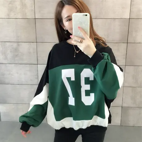 卫衣2024年新款女装韩版春秋季春装春款宽松女士加绒外套爆款上衣图片