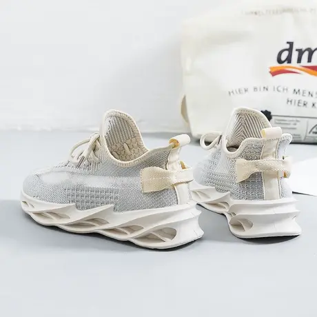 运动鞋女2021春季新款ins跑步鞋百搭白色正品休闲轻便软底老爹鞋商品大图