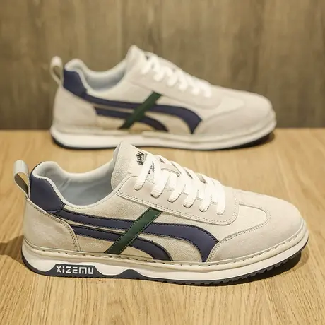 莆田男鞋2024新款春秋季潮流运动跑步阿甘鞋男款青少年百搭休闲鞋图片