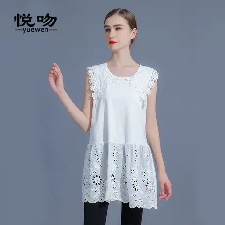 棉质卫衣叠穿神器打底背心女内搭秋冬假领子下摆一体屁帘遮屁股潮图片
