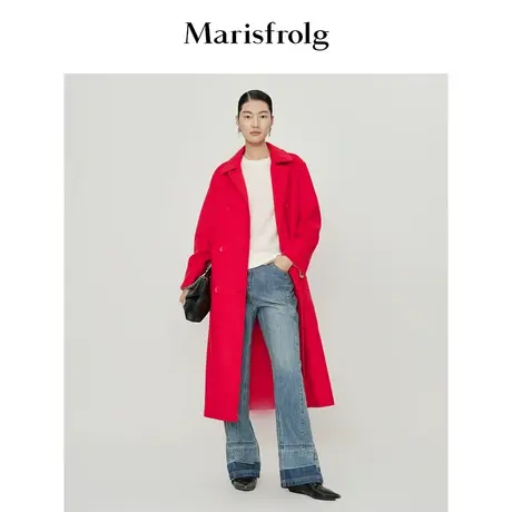 【奥莱清仓保暖季特价 】玛丝菲尔毛呢外套商品大图