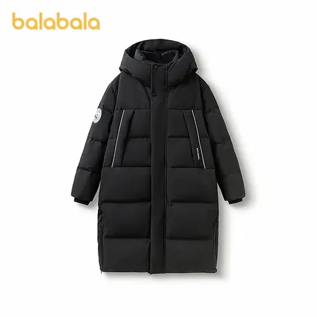 巴拉巴拉儿童羽绒服中长款冬加厚外套男女童连帽亲子装防风防泼水商品大图