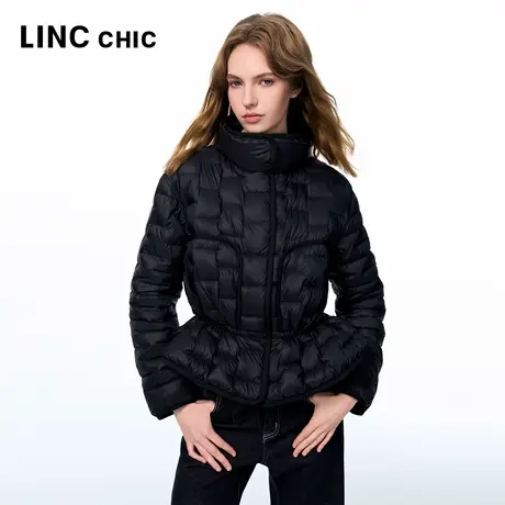 LINCCHIC金羽杰2025年秋季新品超轻芭蕾感短款轻薄羽绒服1306图片