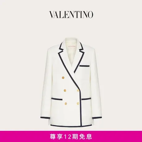 【24期免息】华伦天奴VALENTINO女士粗花呢外套商品大图