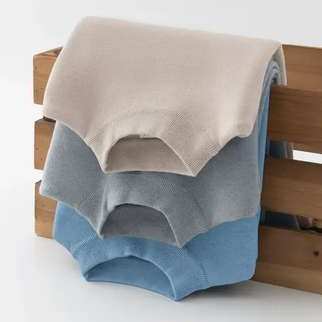 半高领毛衣男秋冬季内搭打底衫一体绒加厚加绒中领针织衫线衣毛衫商品大图