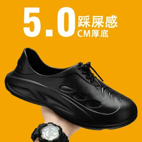 椰子拖鞋男2024新款夏季外穿防滑防臭包头凉拖踩屎感运动沙滩凉鞋商品大图