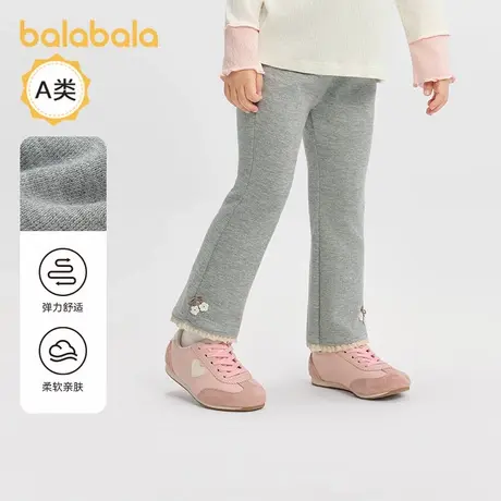 巴拉巴拉balaOne宝宝长裤女童喇叭裤2025秋季新款休闲裤时髦复古商品大图