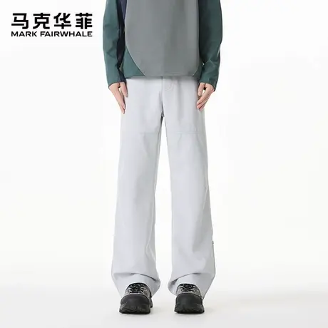【马克华菲】男士潮牌休闲工装裤春秋季户外冲锋长裤男款宽松裤子商品大图